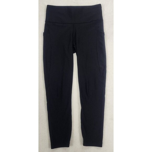 Athleta Black Interval Stash High Rise 7/8 Leggings Small - Picture 6 of 10